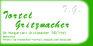 tortel gritzmacher business card
